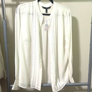 White House Black Market Button Down